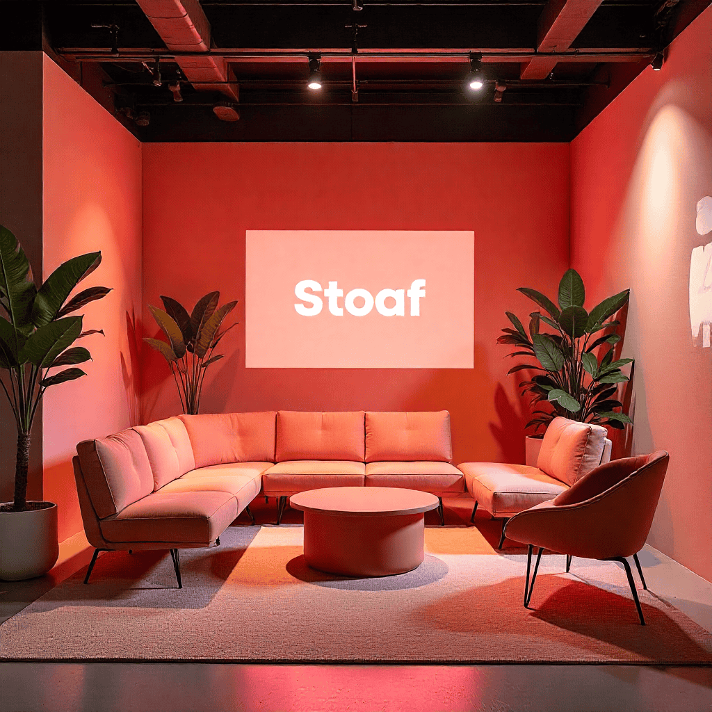 Geometrische papieren decoraties in pastel kleuren