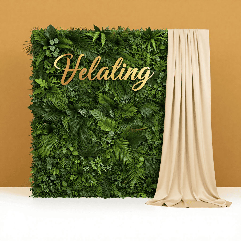 Zacht roze en crème tafel styling arrangement